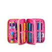 Picture of SEVEN 3 ZIP JOYFUL PINS GIRL PENCIL CASE